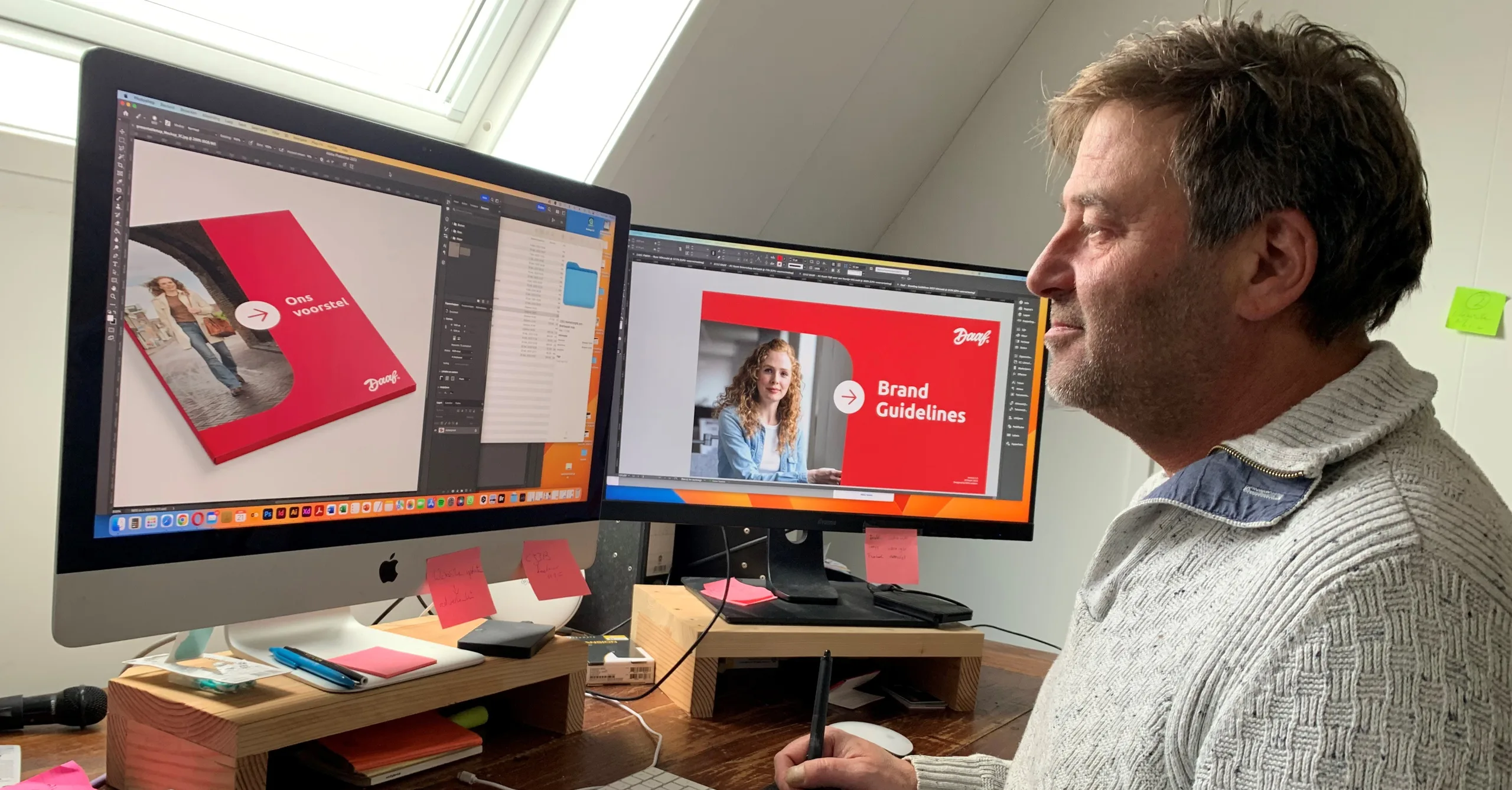 Doorontwikkeling van de huisstijl door WIM reclame