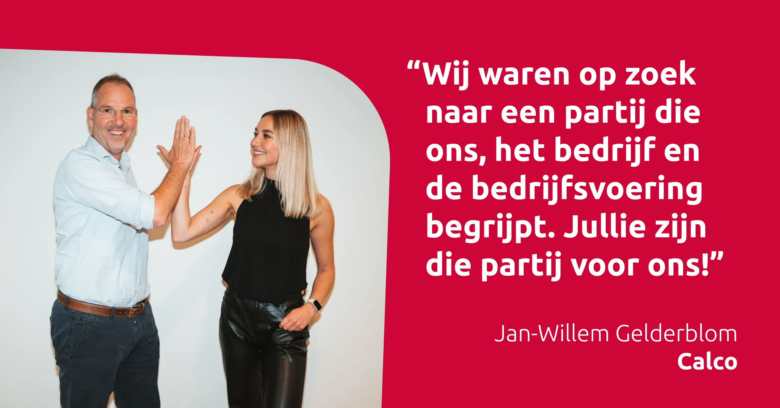 Klant aan het woord: Jan-Willem Gelderblom, Calco